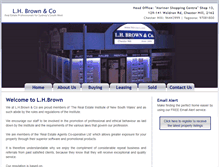 Tablet Screenshot of lhbrown.com